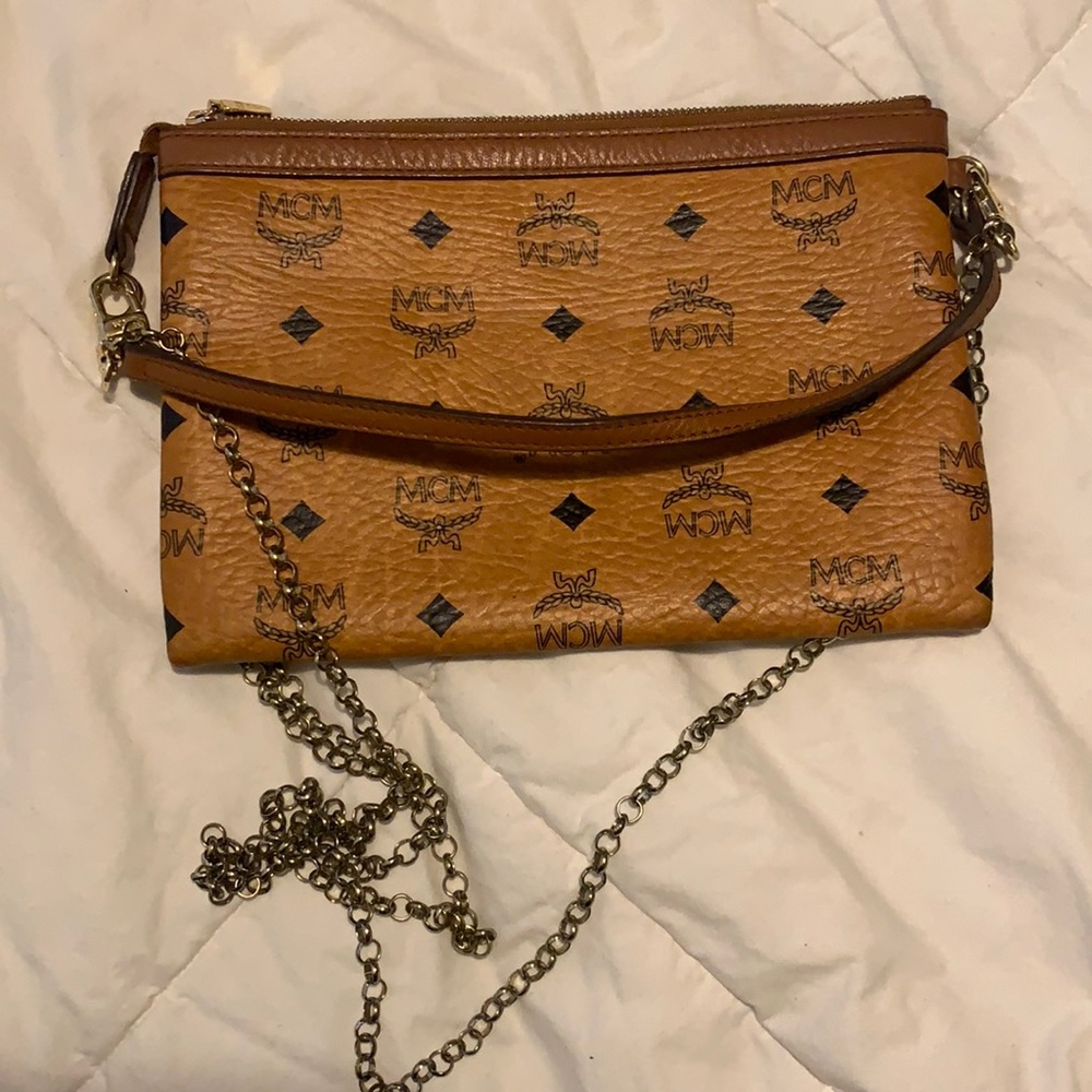 Authentic MCM crossbody Pouch